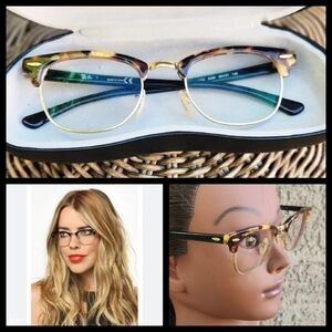 RAY-BAN‎ Clubmaster Optical RX5154 5494. This round Ray-Ban